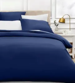 posciel-z-satyny-bawelnianej-260x240cm-granatowa-gladka