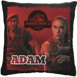 czarna-poduszka-prezent-dziecka-jurassic-world-park-rebirth-odrodzenie