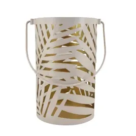 lampion-metal-pudrowy-roz-w-liscie-maly-12x195cm