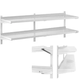 polka-scienna-wiszaca-gastronomiczna-podwojna-z-regulacja-stal-180-x-40-cm
