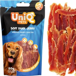przysmak-dla-psa-miekkie-filety-z-piersi-kaczki-94percent-uniq-pets-80g