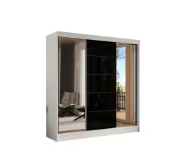 szafa-przesuwna-3d-250x205-biala-or-3d1l-or-lacobel-czarny-lustro