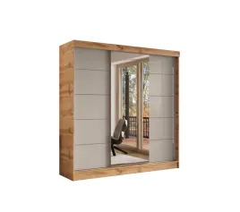 szafa-przesuwna-3d-250x205-dab-wotan-or-3d2l-or-lacobel-cappuccino-lustro