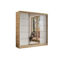 szafa-przesuwna-3d-250x205-dab-sonoma-or-3d2l-or-lacobel-bialy-lustro