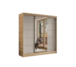 szafa-przesuwna-3d-250x205-dab-sonoma-or-3d2l-or-lacobel-cappuccino-lustro