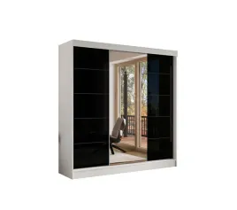 szafa-przesuwna-3d-250x205-biala-or-3d2l-or-lacobel-czarny-lustro