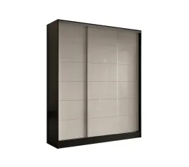 szafa-przesuwna-3d-200x250-czarna-lacobel-cappuccino-szklany-polysk