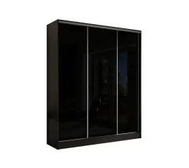 szafa-przesuwna-3d-200x250-czarna-lacobel-czarny-szklany-polysk
