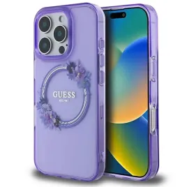 guess-iphone-16-pro-6-3-iml-flowers-wreath-magsafe-fioletowy