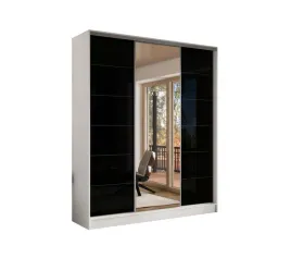 szafa-przesuwna-3d-200x250-biala-3d2l-lacobel-czarny-lustro