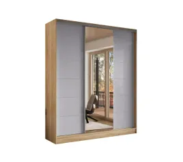 szafa-przesuwna-3d-200x250-dab-sonoma-3d2l-lacobel-szary-lustro
