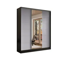 szafa-przesuwna-3d-200x250-czarna-3d2l-lacobel-szary-lustro