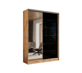szafa-przesuwna-180x250x58-2d-dab-wotanor-lustro-lacobel-czarny