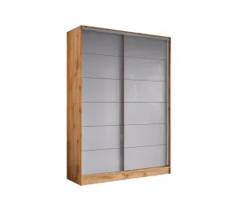 szafa-przesuwna-160x250x58-2d-dab-wotanor-lacobel-szary-orszklany-polysk