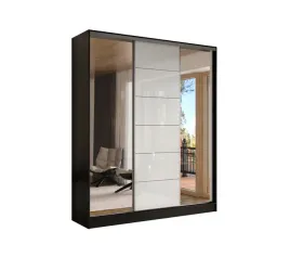 szafa-przesuwna-3d-190x250-czarna-3d1l-lacobel-bialy-lustro