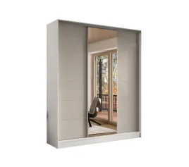 szafa-przesuwna-3d-200x250-biala-3d2l-lacobel-cappuccino-lustro