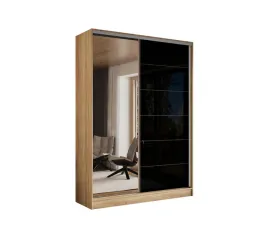 szafa-przesuwna-180x250x58-2d-dab-sonomaor-lustro-lacobel-czarny