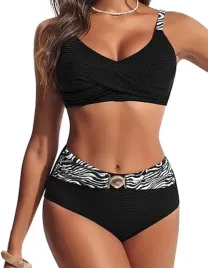 bikini-stroj-kapielowy-prazkowany-wysoki-stan-hanna-nikole-czarny-l