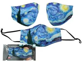 maseczka-ochronna-v-van-gogh-gwiazdzista-noc-czarna-gumka-carmani
