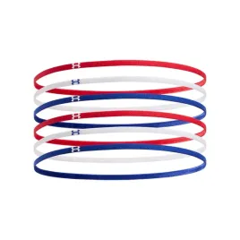 under-armour-opaski-na-glowe-damskie-zestaw-elastic-6-pak