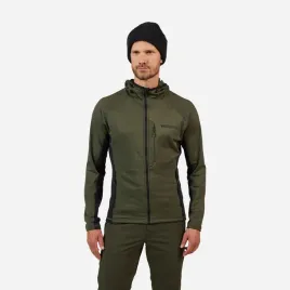 rossignol-bluza-narciarska-meska-blackside-mix-fzh-fleece-zielony
