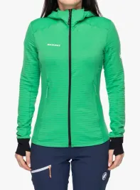 mammut-bluza-trekkingowa-damska-light-ml-zielona