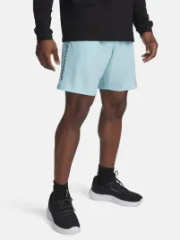 under-armour-spodenki-sportowe-tech-woven-wordmark-niebieskie