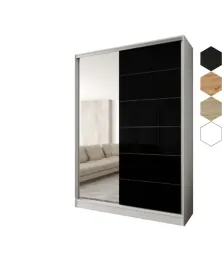 szafa-przesuwna-2d-180x250x58-biala-or-lustro-lacobel-czarny-or-producent