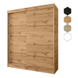 szafa-przesuwna-2d-160x205x60-dab-wotanor-2-drazki-4-polki-or-producent
