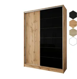 szafa-przesuwna-2d-120x250x58-dab-wotan-or-plyta-lacobel-czarny-orproducent