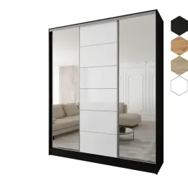 szafa-przesuwna-3d-230x250x58-czarna-or-3d1l-or-lacobel-bialy