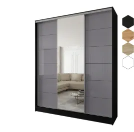 szafa-przesuwna-3d-230x250x58-czarna-or-3d2l-or-lacobel-szary
