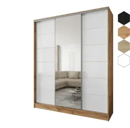 szafa-przesuwna-3d-220x250x58-dab-wotan-or-3d2l-or-lacobel-bialy