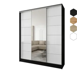 szafa-przesuwna-3d-230x250x58-czarna-or-3d2l-or-lacobel-bialy