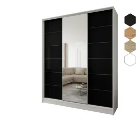 szafa-przesuwna-3d-230x250x58-biala-or-3d2l-or-lacobel-czarny