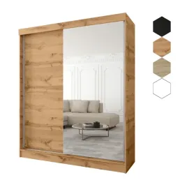 szafa-przesuwna-2d-150x205x60-dab-wotan-or-plyta-lustro-or-producent