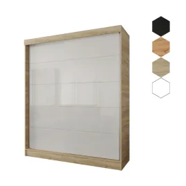 szafa-przesuwna-2d-110x205x58-dab-sonomaorlacobel-bialy