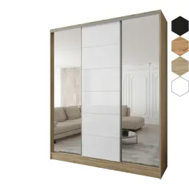 szafa-przesuwna-3d-230x250x58-dab-sonoma-or-3d1l-or-lacobel-bialy