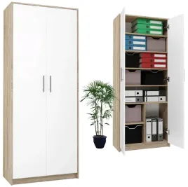 regal-biurowy-74cm-szafka-na-ksiazki-segregatory-8-polek-szafa