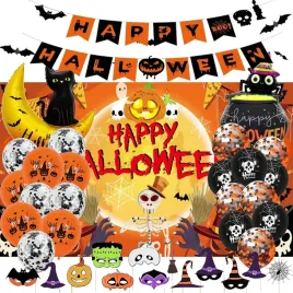 dekoracja-na-halloween-zestaw-baner-balony-tlo-48szt-pomaranczowy