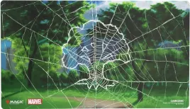 mata-gamegenic-mtg-marvel-s-spider-man-shiny-playmat-forest