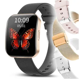 smartwatch-zegarek-damski-z-4paskami-cisnienie-rozmowy-menu-pl-amoled-zloty