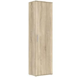 szafa-50cm-dab-sonoma-waska-5-polek-wysoka-do-przedpokoju-vesta