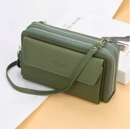 torebka-damska-baellerry-zielona-wielokomorowa-na-ramie-crossbody