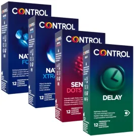control-nature-sensual-delay-mocne-nawilzone-prazkowane-opozniajace-48-szt