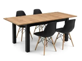 stol-rozkladany-craft-120-16080-cm-4-krzesla-skandynawskie-czarne-salon