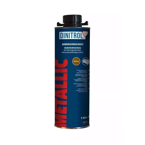 DINITROL konserwacja podwozia Metallic brąz 1L