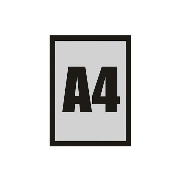 Ramka Plakatowa Magnetyczna A4 czarna