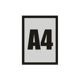 ramka-plakatowa-magnetyczna-a4-czarna