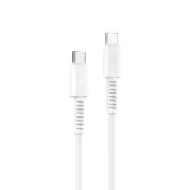 yesido-kabel-ca154-pd-60w-type-c-type-c-1m-pvc-3a-white-bialy